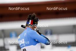 20.03.2021, Oestersund, Sweden, (SWE): Julia Simon (FRA) - IBU World Cup Biathlon, pursuit women, Oestersund (SWE). www.nordicfocus.com. © Manzoni/NordicFocus. Every downloaded picture is fee-liable.