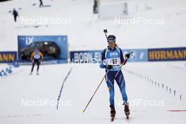 20.03.2021, Oestersund, Sweden, (SWE): Elisa Gasparin (SUI) - IBU World Cup Biathlon, pursuit women, Oestersund (SWE). www.nordicfocus.com. © Manzoni/NordicFocus. Every downloaded picture is fee-liable.