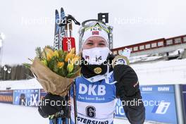 20.03.2021, Oestersund, Sweden, (SWE): Marte Olsbu Roeiseland (NOR) - IBU World Cup Biathlon, pursuit women, Oestersund (SWE). www.nordicfocus.com. © Manzoni/NordicFocus. Every downloaded picture is fee-liable.