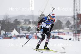 19.03.2021, Oestersund, Sweden, (SWE): Felix Leitner (AUT) - IBU World Cup Biathlon, sprint men, Oestersund (SWE). www.nordicfocus.com. © Manzoni/NordicFocus. Every downloaded picture is fee-liable.