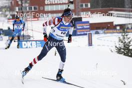 19.03.2021, Oestersund, Sweden, (SWE): Jake Brown (USA) - IBU World Cup Biathlon, sprint men, Oestersund (SWE). www.nordicfocus.com. © Manzoni/NordicFocus. Every downloaded picture is fee-liable.