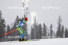 19.03.2021, Oestersund, Sweden, (SWE): Rok Trsan (SLO) - IBU World Cup Biathlon, sprint men, Oestersund (SWE). www.nordicfocus.com. © Manzoni/NordicFocus. Every downloaded picture is fee-liable.