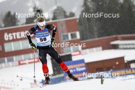 19.03.2021, Oestersund, Sweden, (SWE): Scott Gow (CAN) - IBU World Cup Biathlon, sprint men, Oestersund (SWE). www.nordicfocus.com. © Manzoni/NordicFocus. Every downloaded picture is fee-liable.