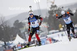 19.03.2021, Oestersund, Sweden, (SWE): Johannes Dale (NOR) - IBU World Cup Biathlon, sprint men, Oestersund (SWE). www.nordicfocus.com. © Manzoni/NordicFocus. Every downloaded picture is fee-liable.