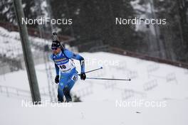 19.03.2021, Oestersund, Sweden, (SWE): Simon Desthieux (FRA) - IBU World Cup Biathlon, sprint men, Oestersund (SWE). www.nordicfocus.com. © Manzoni/NordicFocus. Every downloaded picture is fee-liable.