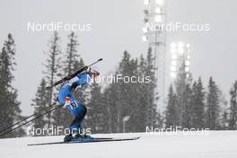 19.03.2021, Oestersund, Sweden, (SWE): Eric Perrot (FRA) - IBU World Cup Biathlon, sprint men, Oestersund (SWE). www.nordicfocus.com. © Manzoni/NordicFocus. Every downloaded picture is fee-liable.