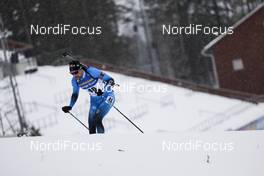 19.03.2021, Oestersund, Sweden, (SWE): Simon Desthieux (FRA) - IBU World Cup Biathlon, sprint men, Oestersund (SWE). www.nordicfocus.com. © Manzoni/NordicFocus. Every downloaded picture is fee-liable.