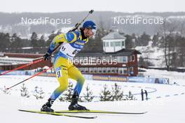 19.03.2021, Oestersund, Sweden, (SWE): Peppe Femling (SWE) - IBU World Cup Biathlon, sprint men, Oestersund (SWE). www.nordicfocus.com. © Manzoni/NordicFocus. Every downloaded picture is fee-liable.