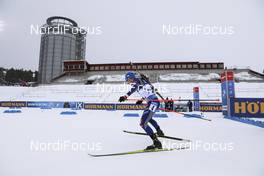 19.03.2021, Oestersund, Sweden, (SWE): Lukas Hofer (ITA) - IBU World Cup Biathlon, sprint men, Oestersund (SWE). www.nordicfocus.com. © Manzoni/NordicFocus. Every downloaded picture is fee-liable.