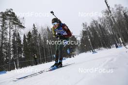19.03.2021, Oestersund, Sweden, (SWE): Tomas Kaukenas (LTU) - IBU World Cup Biathlon, sprint men, Oestersund (SWE). www.nordicfocus.com. © Manzoni/NordicFocus. Every downloaded picture is fee-liable.