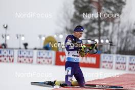 19.03.2021, Oestersund, Sweden, (SWE): Dmytro Pidruchnyi (UKR) - IBU World Cup Biathlon, sprint men, Oestersund (SWE). www.nordicfocus.com. © Manzoni/NordicFocus. Every downloaded picture is fee-liable.