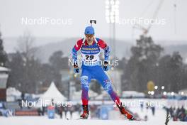 19.03.2021, Oestersund, Sweden, (SWE): Matvey Eliseev (RUS) - IBU World Cup Biathlon, sprint men, Oestersund (SWE). www.nordicfocus.com. © Manzoni/NordicFocus. Every downloaded picture is fee-liable.