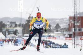 19.03.2021, Oestersund, Sweden, (SWE): Roman Rees (GER) - IBU World Cup Biathlon, sprint men, Oestersund (SWE). www.nordicfocus.com. © Manzoni/NordicFocus. Every downloaded picture is fee-liable.