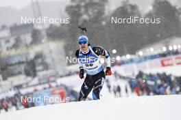 19.03.2021, Oestersund, Sweden, (SWE): Rene Zahkna (EST) - IBU World Cup Biathlon, sprint men, Oestersund (SWE). www.nordicfocus.com. © Manzoni/NordicFocus. Every downloaded picture is fee-liable.