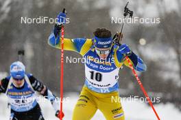 19.03.2021, Oestersund, Sweden, (SWE): Martin Ponsiluoma (SWE) - IBU World Cup Biathlon, sprint men, Oestersund (SWE). www.nordicfocus.com. © Manzoni/NordicFocus. Every downloaded picture is fee-liable.
