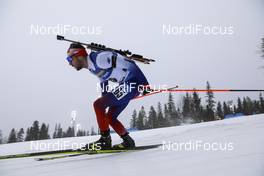 19.03.2021, Oestersund, Sweden, (SWE): Simon Bartko (SVK) - IBU World Cup Biathlon, sprint men, Oestersund (SWE). www.nordicfocus.com. © Manzoni/NordicFocus. Every downloaded picture is fee-liable.