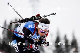 19.03.2021, Oestersund, Sweden, (SWE): Dunja Zdouc (AUT) - IBU World Cup Biathlon, sprint women, Oestersund (SWE). www.nordicfocus.com. © Manzoni/NordicFocus. Every downloaded picture is fee-liable.