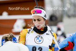 19.03.2021, Oestersund, Sweden, (SWE): Vanessa Voigt (GER) - IBU World Cup Biathlon, sprint women, Oestersund (SWE). www.nordicfocus.com. © Manzoni/NordicFocus. Every downloaded picture is fee-liable.