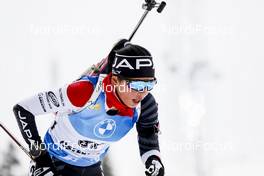 19.03.2021, Oestersund, Sweden, (SWE): Fuyuko Tachizaki (JPN) - IBU World Cup Biathlon, sprint women, Oestersund (SWE). www.nordicfocus.com. © Manzoni/NordicFocus. Every downloaded picture is fee-liable.