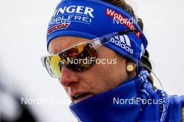 19.03.2021, Oestersund, Sweden, (SWE): Vanessa Hinz (GER) - IBU World Cup Biathlon, sprint women, Oestersund (SWE). www.nordicfocus.com. © Manzoni/NordicFocus. Every downloaded picture is fee-liable.
