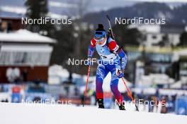 18.03.2021, Oestersund, Sweden, (SWE): Larisa Kuklina (RUS) - IBU World Cup Biathlon, sprint women, Oestersund (SWE). www.nordicfocus.com. © Manzoni/NordicFocus. Every downloaded picture is fee-liable.