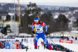 19.03.2021, Oestersund, Sweden, (SWE): Evgeniya Pavlova (RUS) - IBU World Cup Biathlon, sprint women, Oestersund (SWE). www.nordicfocus.com. © Manzoni/NordicFocus. Every downloaded picture is fee-liable.