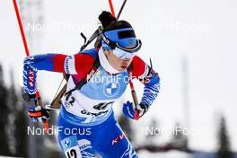 19.03.2021, Oestersund, Sweden, (SWE): Larisa Kuklina (RUS) - IBU World Cup Biathlon, sprint women, Oestersund (SWE). www.nordicfocus.com. © Manzoni/NordicFocus. Every downloaded picture is fee-liable.