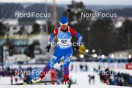 19.03.2021, Oestersund, Sweden, (SWE): Anastasia Shevchenko (RUS) - IBU World Cup Biathlon, sprint women, Oestersund (SWE). www.nordicfocus.com. © Manzoni/NordicFocus. Every downloaded picture is fee-liable.