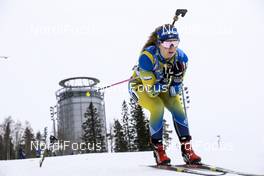 19.03.2021, Oestersund, Sweden, (SWE): Mona Brorsson (SWE) - IBU World Cup Biathlon, sprint women, Oestersund (SWE). www.nordicfocus.com. © Manzoni/NordicFocus. Every downloaded picture is fee-liable.