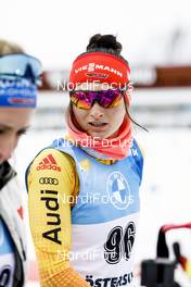 19.03.2021, Oestersund, Sweden, (SWE): Juliane Fruehwirt (GER) - IBU World Cup Biathlon, sprint women, Oestersund (SWE). www.nordicfocus.com. © Manzoni/NordicFocus. Every downloaded picture is fee-liable.