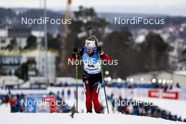 19.03.2021, Oestersund, Sweden, (SWE): Karoline Erdal (NOR) - IBU World Cup Biathlon, sprint women, Oestersund (SWE). www.nordicfocus.com. © Manzoni/NordicFocus. Every downloaded picture is fee-liable.