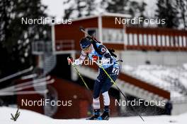19.03.2021, Oestersund, Sweden, (SWE): Clare Egan (USA) - IBU World Cup Biathlon, sprint women, Oestersund (SWE). www.nordicfocus.com. © Manzoni/NordicFocus. Every downloaded picture is fee-liable.