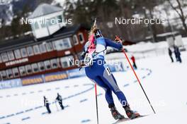 19.03.2021, Oestersund, Sweden, (SWE): Lisa Vittozzi (ITA) - IBU World Cup Biathlon, sprint women, Oestersund (SWE). www.nordicfocus.com. © Manzoni/NordicFocus. Every downloaded picture is fee-liable.