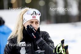 18.03.2021, Oestersund, Sweden, (SWE): Tiril Eckhoff (NOR) - IBU World Cup Biathlon, sprint women, Oestersund (SWE). www.nordicfocus.com. © Manzoni/NordicFocus. Every downloaded picture is fee-liable.