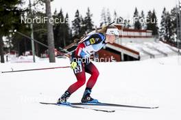 19.03.2021, Oestersund, Sweden, (SWE): Marte Olsbu Roeiseland (NOR) - IBU World Cup Biathlon, sprint women, Oestersund (SWE). www.nordicfocus.com. © Manzoni/NordicFocus. Every downloaded picture is fee-liable.