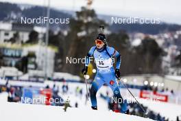 19.03.2021, Oestersund, Sweden, (SWE): Chloe Chevalier (FRA) - IBU World Cup Biathlon, sprint women, Oestersund (SWE). www.nordicfocus.com. © Manzoni/NordicFocus. Every downloaded picture is fee-liable.