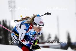 19.03.2021, Oestersund, Sweden, (SWE): Eva Puskarcikova (CZE) - IBU World Cup Biathlon, sprint women, Oestersund (SWE). www.nordicfocus.com. © Manzoni/NordicFocus. Every downloaded picture is fee-liable.