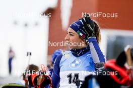 18.03.2021, Oestersund, Sweden, (SWE): Lisa Vittozzi (ITA) - IBU World Cup Biathlon, sprint women, Oestersund (SWE). www.nordicfocus.com. © Manzoni/NordicFocus. Every downloaded picture is fee-liable.