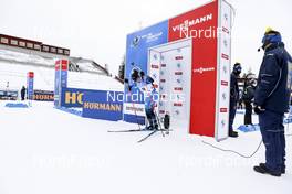 19.03.2021, Oestersund, Sweden, (SWE): Julia Simon (FRA) - IBU World Cup Biathlon, sprint women, Oestersund (SWE). www.nordicfocus.com. © Manzoni/NordicFocus. Every downloaded picture is fee-liable.
