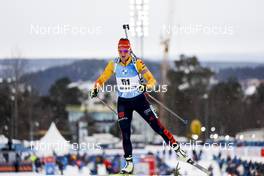19.03.2021, Oestersund, Sweden, (SWE): Denise Herrmann (GER) - IBU World Cup Biathlon, sprint women, Oestersund (SWE). www.nordicfocus.com. © Manzoni/NordicFocus. Every downloaded picture is fee-liable.