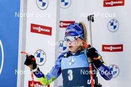 19.03.2021, Oestersund, Sweden, (SWE): Dzinara Alimbekava (BLR) - IBU World Cup Biathlon, sprint women, Oestersund (SWE). www.nordicfocus.com. © Manzoni/NordicFocus. Every downloaded picture is fee-liable.