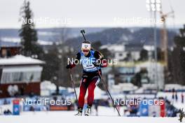 19.03.2021, Oestersund, Sweden, (SWE): Ida Lien (NOR) - IBU World Cup Biathlon, sprint women, Oestersund (SWE). www.nordicfocus.com. © Manzoni/NordicFocus. Every downloaded picture is fee-liable.