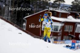 19.03.2021, Oestersund, Sweden, (SWE): Mona Brorsson (SWE) - IBU World Cup Biathlon, sprint women, Oestersund (SWE). www.nordicfocus.com. © Manzoni/NordicFocus. Every downloaded picture is fee-liable.