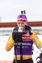 17.03.2021, Oestersund, Sweden, (SWE): Denise Herrmann (GER) - IBU World Cup Biathlon, training, Oestersund (SWE). www.nordicfocus.com. © Manzoni/NordicFocus. Every downloaded picture is fee-liable.
