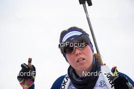 18.03.2021, Oestersund, Sweden, (SWE): Lena Haecki (SUI) - IBU World Cup Biathlon, training, Oestersund (SWE). www.nordicfocus.com. © Manzoni/NordicFocus. Every downloaded picture is fee-liable.