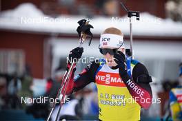 18.03.2021, Oestersund, Sweden, (SWE): Johannes Thingnes Boe (NOR) - IBU World Cup Biathlon, training, Oestersund (SWE). www.nordicfocus.com. © Manzoni/NordicFocus. Every downloaded picture is fee-liable.