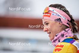 18.03.2021, Oestersund, Sweden, (SWE): Denise Herrmann (GER) - IBU World Cup Biathlon, training, Oestersund (SWE). www.nordicfocus.com. © Manzoni/NordicFocus. Every downloaded picture is fee-liable.