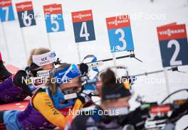18.03.2021, Oestersund, Sweden, (SWE): Tiril Eckhoff (NOR) - IBU World Cup Biathlon, training, Oestersund (SWE). www.nordicfocus.com. © Manzoni/NordicFocus. Every downloaded picture is fee-liable.