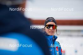17.03.2021, Oestersund, Sweden, (SWE): Anais Chevalier-Bouchet (FRA) - IBU World Cup Biathlon, training, Oestersund (SWE). www.nordicfocus.com. © Manzoni/NordicFocus. Every downloaded picture is fee-liable.