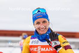 17.03.2021, Oestersund, Sweden, (SWE): Vanessa Hinz (GER) - IBU World Cup Biathlon, training, Oestersund (SWE). www.nordicfocus.com. © Manzoni/NordicFocus. Every downloaded picture is fee-liable.